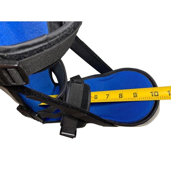 Plantar Fasciitis Unisex Night Brace Splint Large Gray & Blue Fully Adjustable - Picture 8 of 11